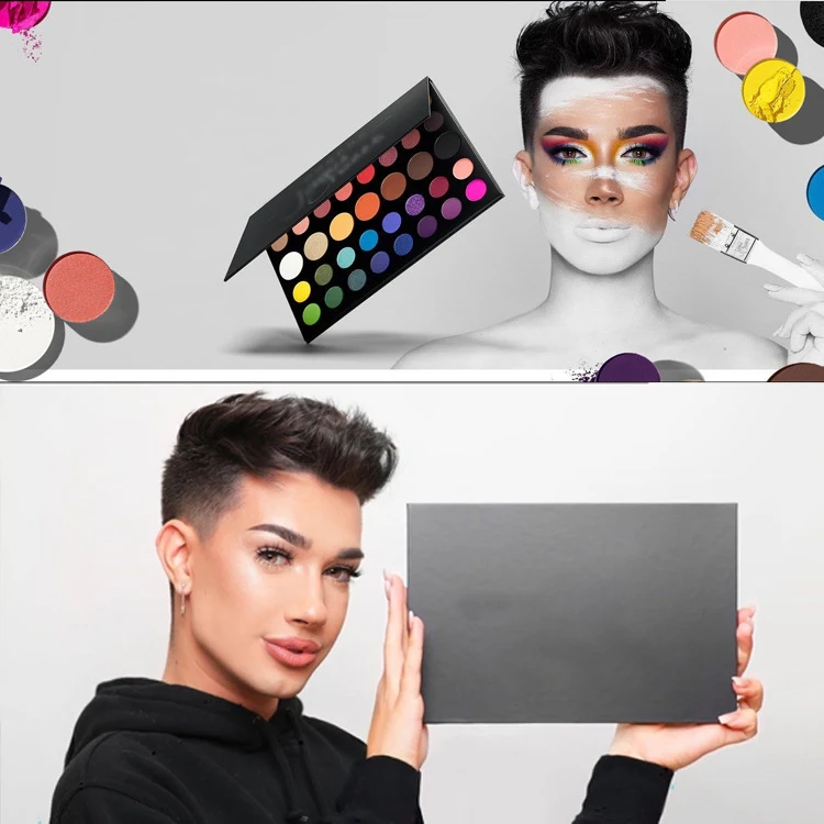 Morphe 39X paleta senki za oči James Charles Murphy, biserna, mat, zemljani tonovi, za raznovrsne i prelepe izglede.