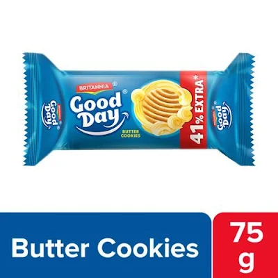 Britannia Britannia Good Day Butter Cookies - 75 gm