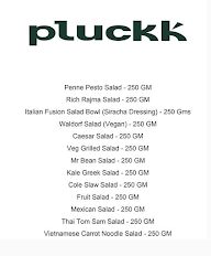 Pluckk menu 1