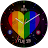 Rainbow Love analog watch face icon