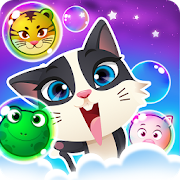 Bubble Shooter Rescue -Pet Cat Bubble blast crush  Icon