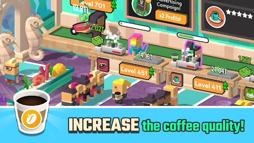 Screenshot Idle Coffee Corp