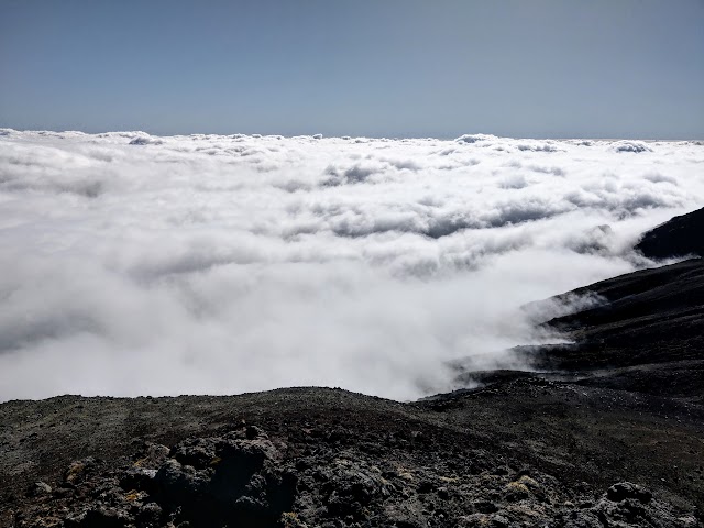 Fanthams Peak sea of clouds