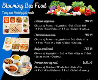 Blooming Box Food menu 2