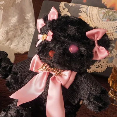 Title 3, Origineel handontworpen Lolita zwart oogmasker ...