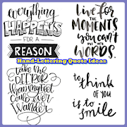 Hand Lettering Quote Ideas 1.0 Icon