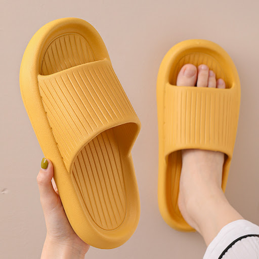 Title 3, Womens thick-soled home slippers, mute indoor ...