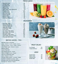 Power Junction Gym And Cafe menu 1