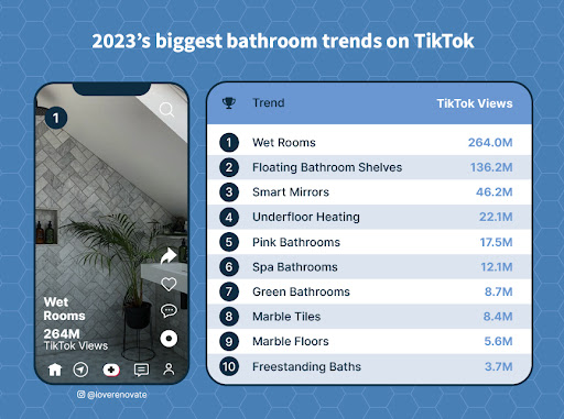 2023s biggest bathroom trends on TikTok