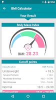BMI Calculator - Ideal Weight Screenshot