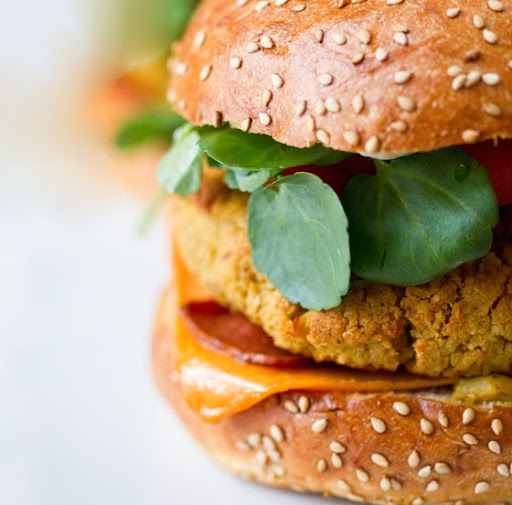 Vegan White Bean Burgers with 