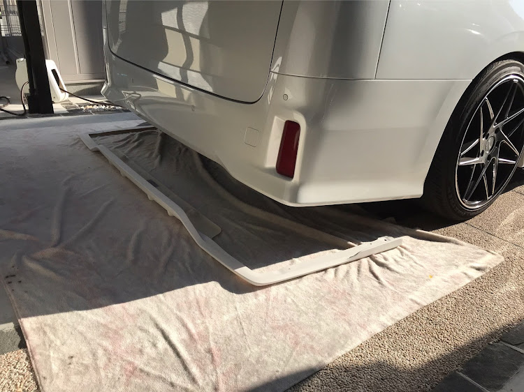 アルファードのエアロ取付 DIY・アフェクション・猫紹介・熱中症に注意・コロナウイルスに関するカスタム事例の投稿画像7枚目