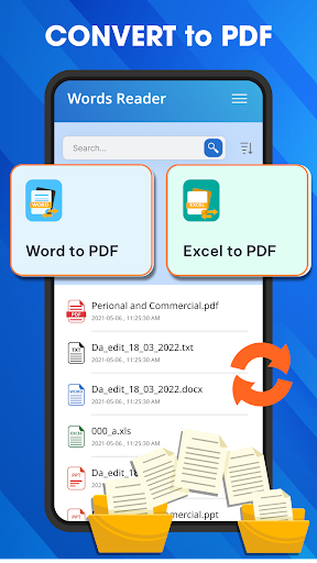 Screenshot Word Documents: PDF, Word, XLS