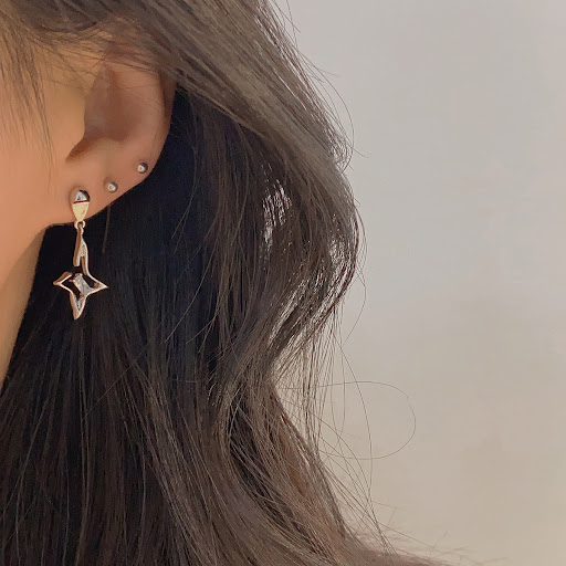 Title 3, New Star Ear Studs Womens Simple Everyday Jewe...