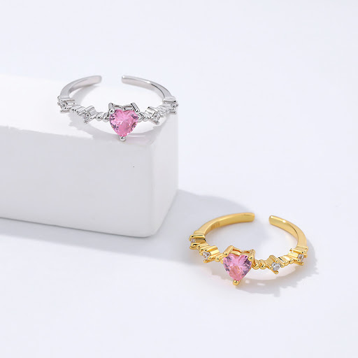 Title 3, Womens Sterling Silver Temperament Zircon Love...