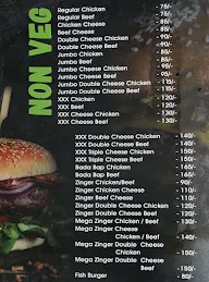 Burger Villa menu 1