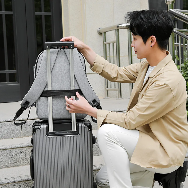 Sac à Dos Scolaire Homme Simple Multifonctionnel Grande Capacité Idéal pour Étudiants Design Élégant et Pratique Parfait pour le Quotidien