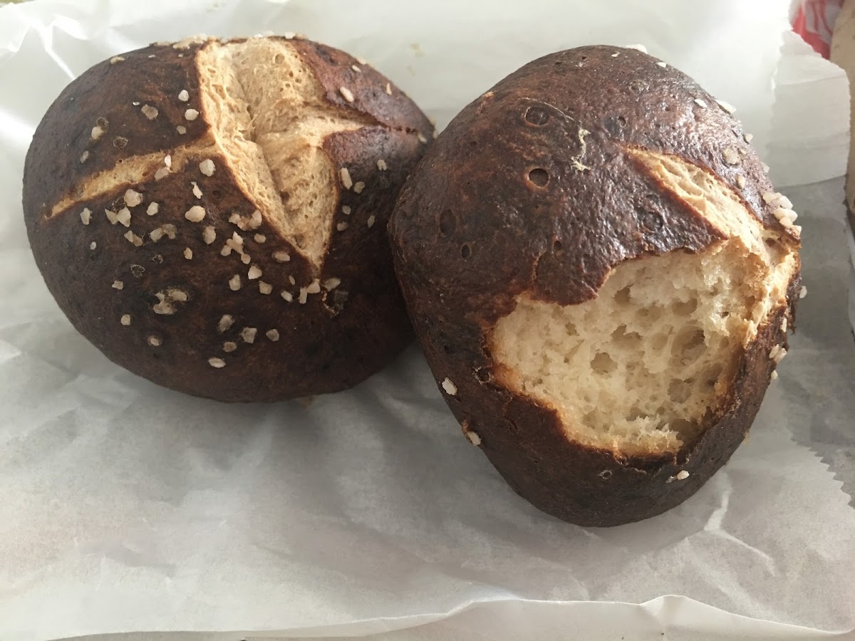 Delicious pretzel bread!