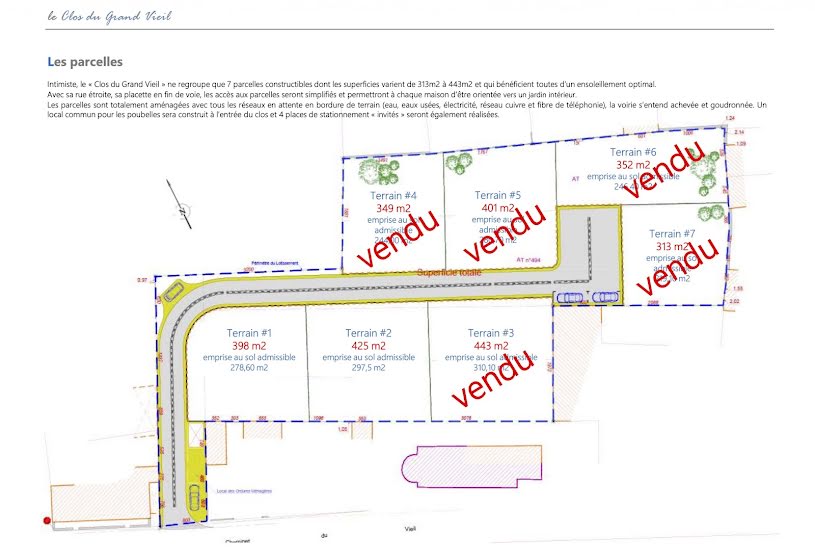  Vente Terrain à bâtir - 349m² à Noirmoutier-en-l'Île (85330) 