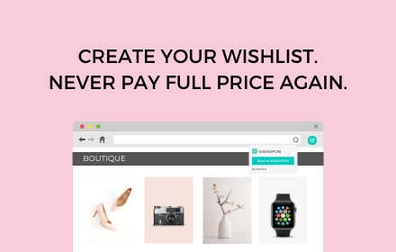 WISHUPON - A Shopping Wishlist Clipper Preview image 0