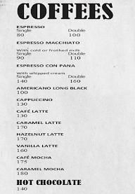 The Crepe Cafe menu 1