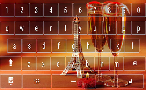 Paris Eiffel Cute Keyboard