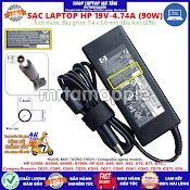 Sạc Laptop Hp 19V - 4.74A (90W) Kim Lớn 7.4*5.0Mm Dành Cho Dv6 - 6000, Dv7 - 2000, Dv7 - 3000, Dv7 - 4000, Dv7 - 6000, G4 G5 G6 G7