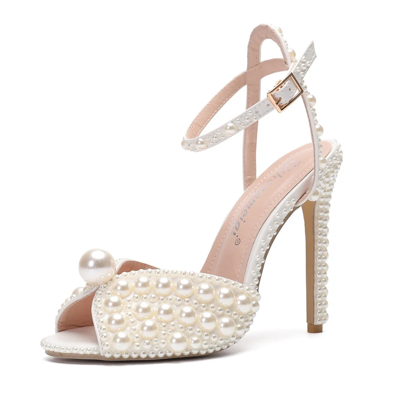 Title 10, Escarpins à talons hauts pour femmes, peep-toe,...