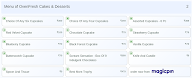 OvenFresh Cakes & Desserts menu 2