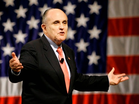 rudolph giuliani. candidate Rudy Giuliani