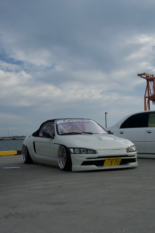 ビートのエアサス・BBS・ワイドボディ・k-pit・着地に関するカスタム事例の投稿画像1枚目