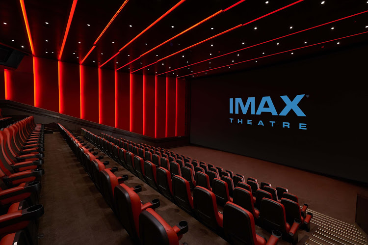 Take in a movie on an IMAX screen on Carnival Vista.