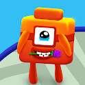 Icon Merge Number Cube: 3D Run Game