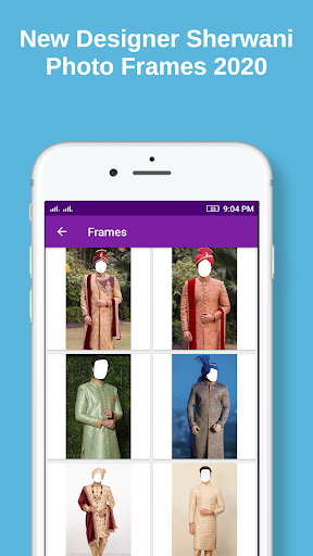 Designer Sherwani Photo Frames Collections 2020