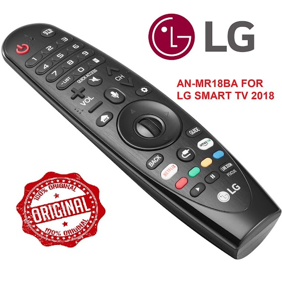 Điều Khiển Lg Tv Thông Minh An - Mr18Ba - Hàng Chính Hãng ( Dùng Cho Tivi Sản Xuất Năm 2018)