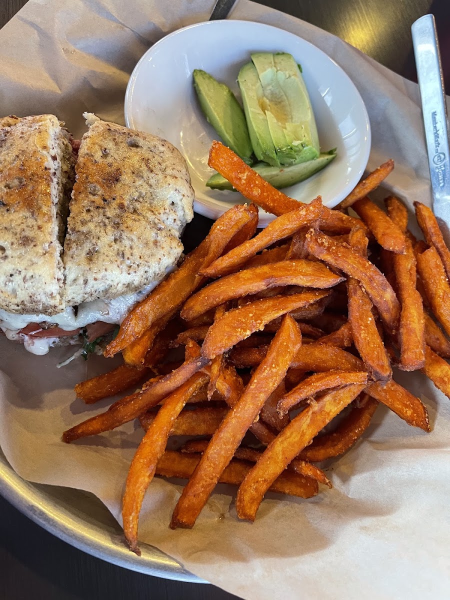 Guac burger sub avocado for guac on gf bun