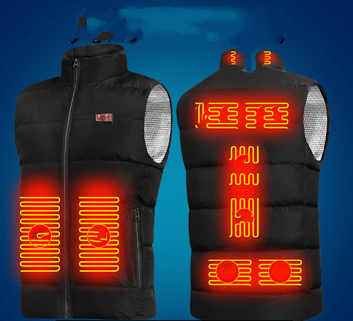 Title 1, Smart USB Nine-Piece Heating Vest Fast & Even H...
