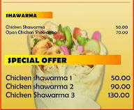 Shawarma Buzz menu 1