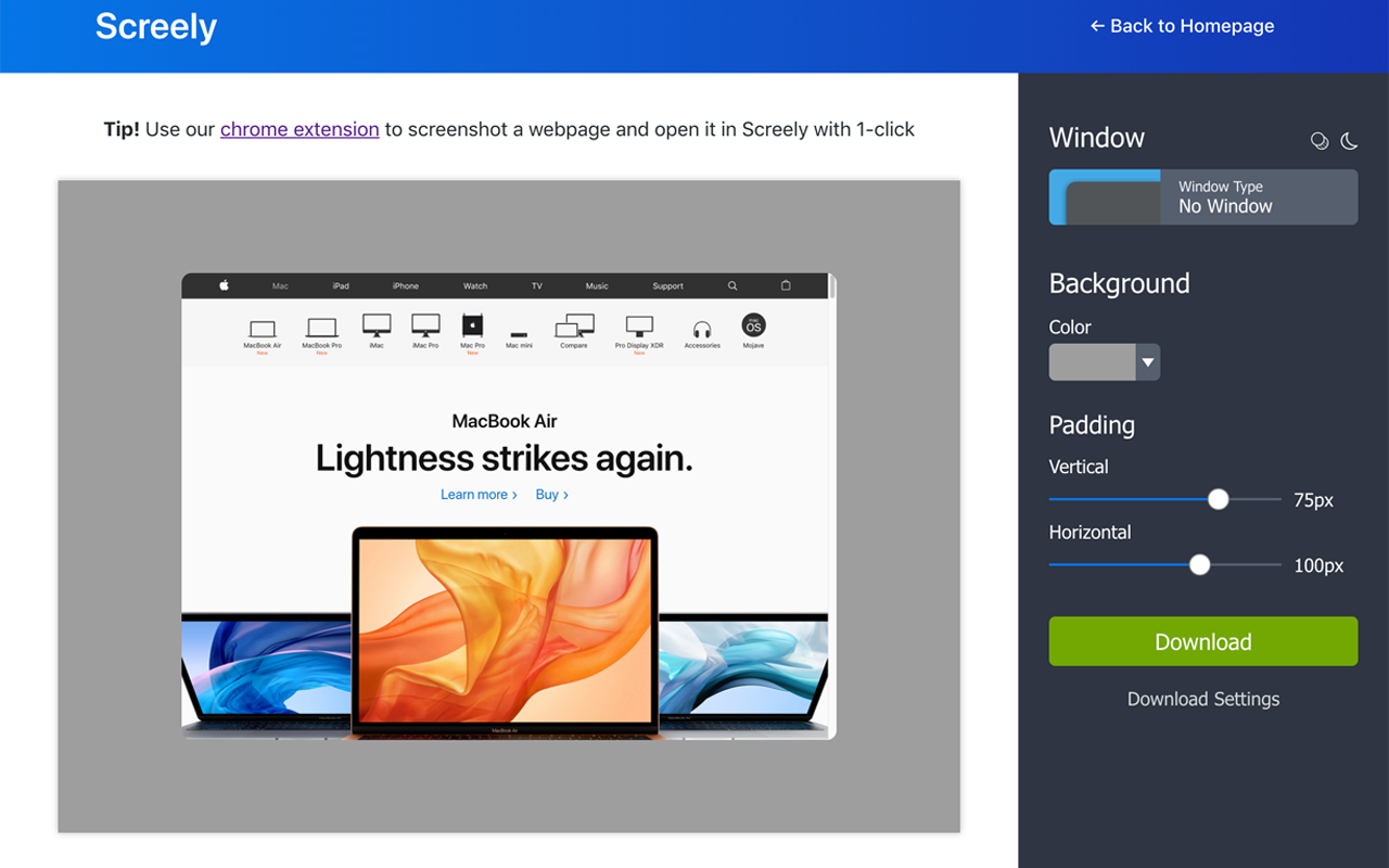 Screely: Instant Browser Mockups Preview image 4