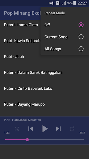 Lagu Minang Putri Ofline