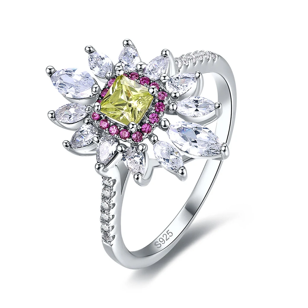 Title 5, Gepersonaliseerde 925 Sterling Zilveren SUNFLOW...