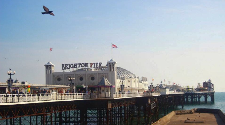 A walk on the Brighton Pier di Cristina C