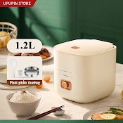 Nồi Cơm Điện Mini Thông Minh 200W 1.2L Gia Đình 1 - 2 Người - Hàng Chính Hãng