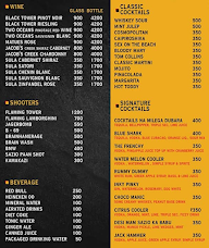 Sazio The Lounge menu 3