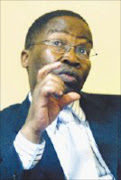 MORAL VALUES: Premier Sbu Ndebele.

MBEKI SUPPORTER: Sbu Ndebele. Pic. Richard Shorey. 22/09/2005. © ST.