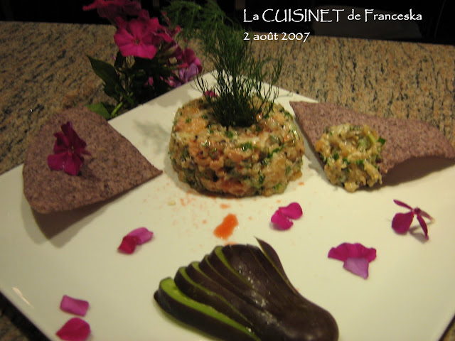 La Cuisi Net De Franceska Tartare De Saumon De Franceska Arrose