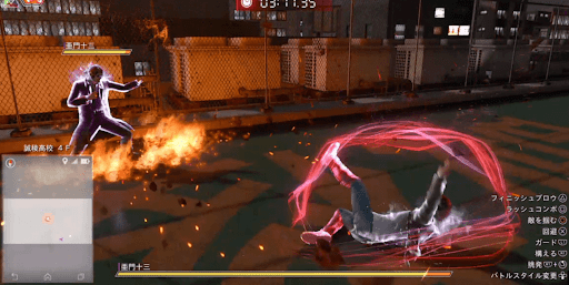 ロストジャッジメント_ダウンしたら△ボタンを連打する