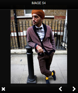 Muži Turban Fashion - náhled