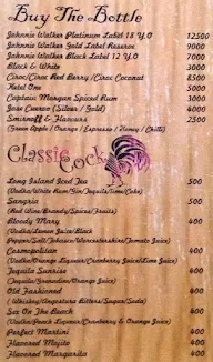 SinQ Nightclub menu 1