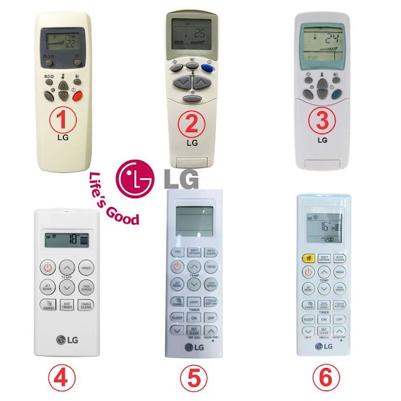 Remote Máy Lạnh Lg (Nhiều Loại)